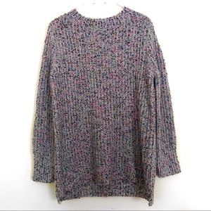 Joseph Abboud Oversized Wool Blend Speckled Textured Knit Sweater Size Large